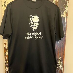 COLONEL SANDERS ORIGINAL CELEBRITY CHEF SHIRT Kentucky Fried Chicken Uniform M